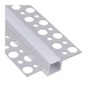 PROFIL DEOLINE P 2M, Profil Płaski ALUMINIUM MLECZ - obrazek 1