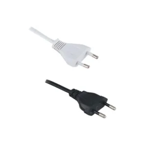 Przewód 3m 2x0,75mm2 z wtyczką EURO, czarny - obrazek 1