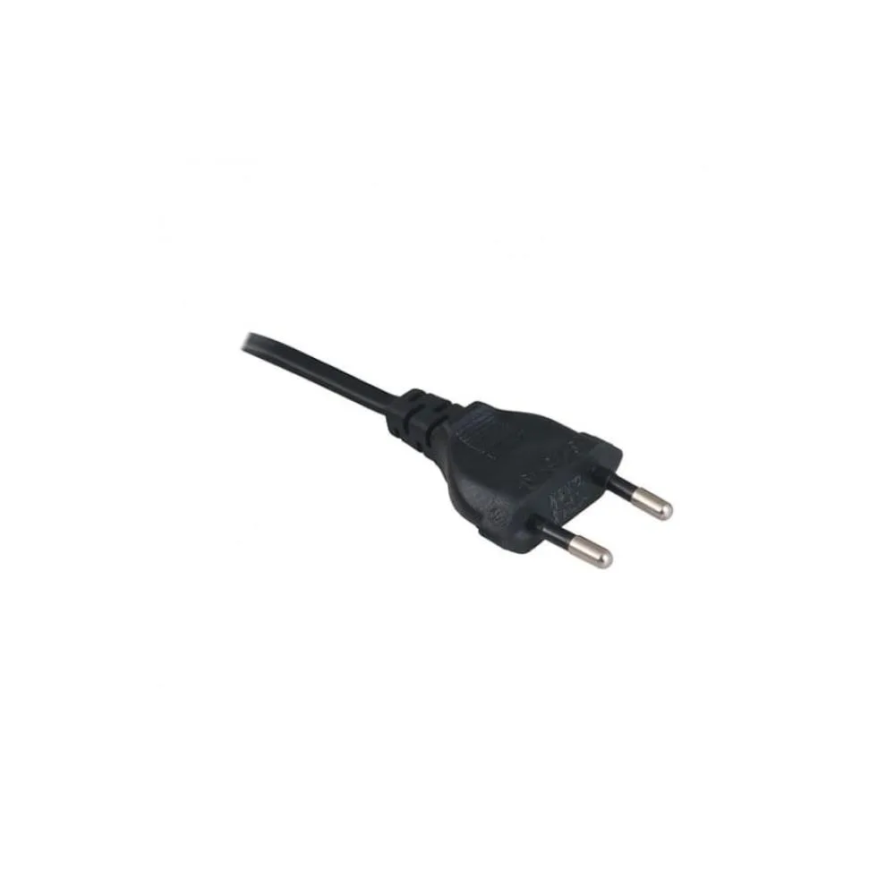 Przewód 3m 2x0,75mm2 z wtyczką EURO, czarny