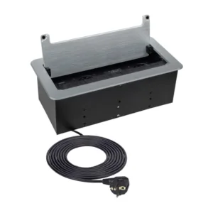 INBOX czarny 2x gniazdo FR, 2xUSB, 1xRJ45, 1xHDMI, - obrazek 1