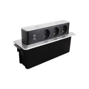HOP BOX stal drapana 3 x gniazdo SCHUKO, 1 x USB t - obrazek 1