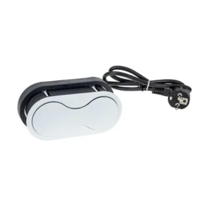 EIGHTBOX biały, 1 x gniazdo FR, 1 x USB, przewód z - obrazek 1