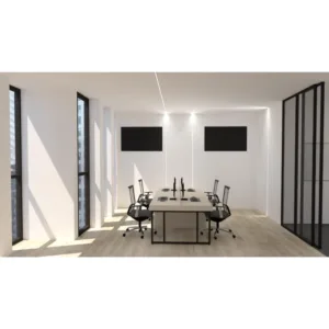 PROFIL DEOLINE P 3M, Profil Płaski ALUMINIUM MLECZ - obrazek 3