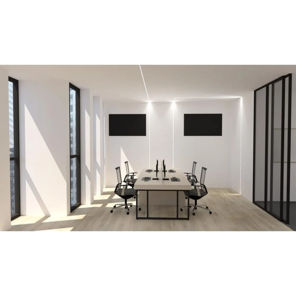 PROFIL DEOLINE P 3M, Profil Płaski ALUMINIUM MLECZ