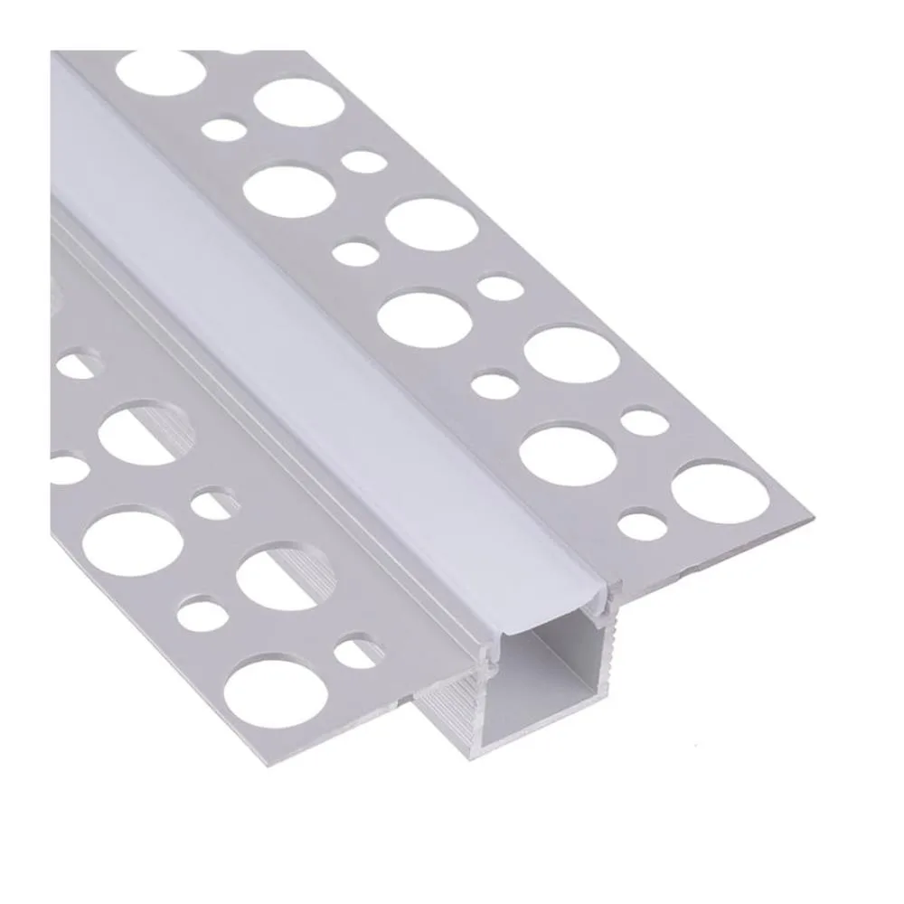 PROFIL DEOLINE P 3M, Profil Płaski ALUMINIUM MLECZ
