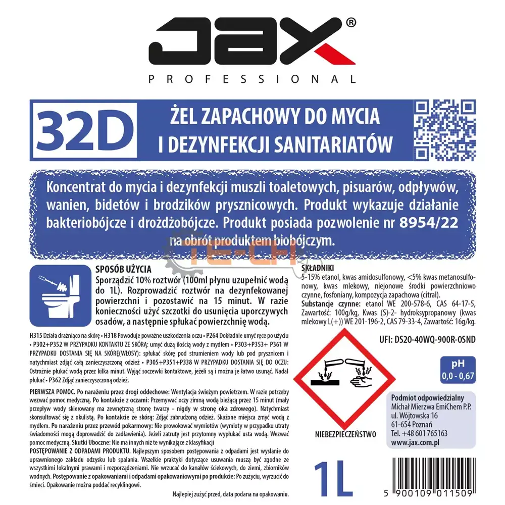 JAX32D 1L x8