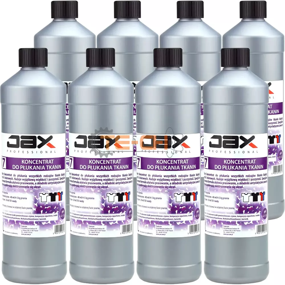 JAX17 1L x8 KONCENTRAT DO PŁUKANIA TKANIN