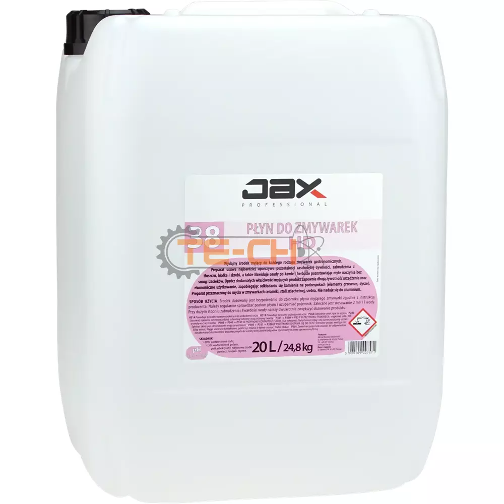 WYDAJNY PŁYN DO ZMYWAREK HD JAX38 20L