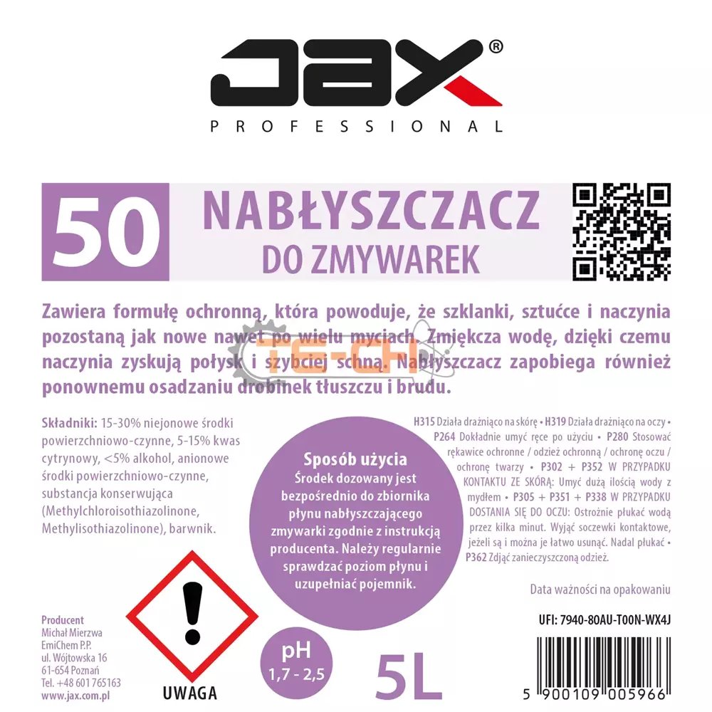 JAX50 5L x4