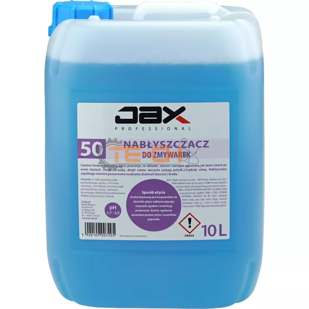 NABŁYSZCZACZ DO ZMYWAREK JAX50 10l