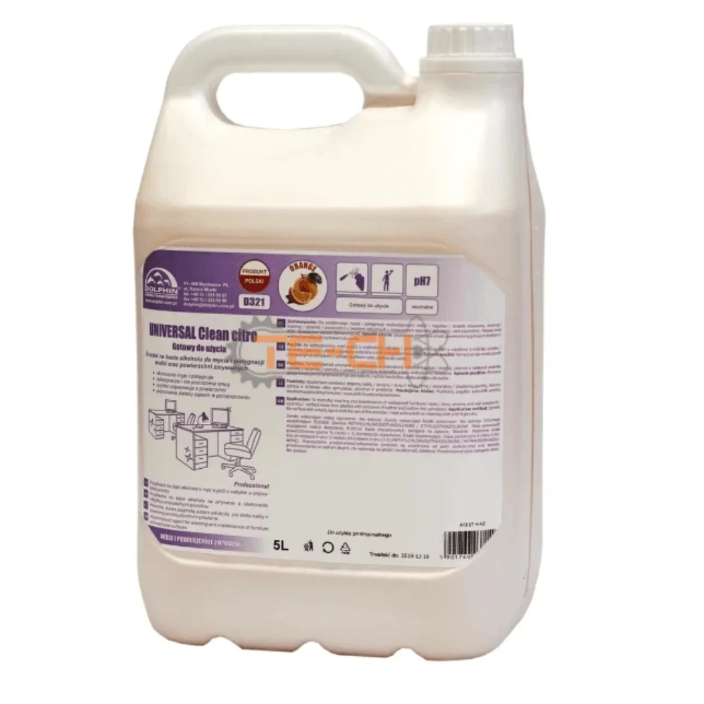 5L UNIVERSAL CLEAN CITRO CYTRUSOWY ŚRODEK DO MYCIA + mikrofaza