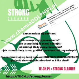 STRONG CLEANER środek do usuwania kleju, gumy, markerów, graffiti itd 750ml - obrazek 3