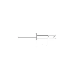 NAS-40008 4,0X8 1kg nity zrywalne stalowo-aluminiowe (pakowane po 5 kg) - obrazek 3
