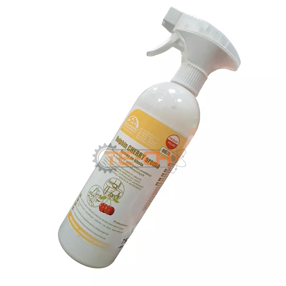 0,75L / 750ml DOLPHIN CHERRY intensywny odświeżacz powietrza wiśniowy