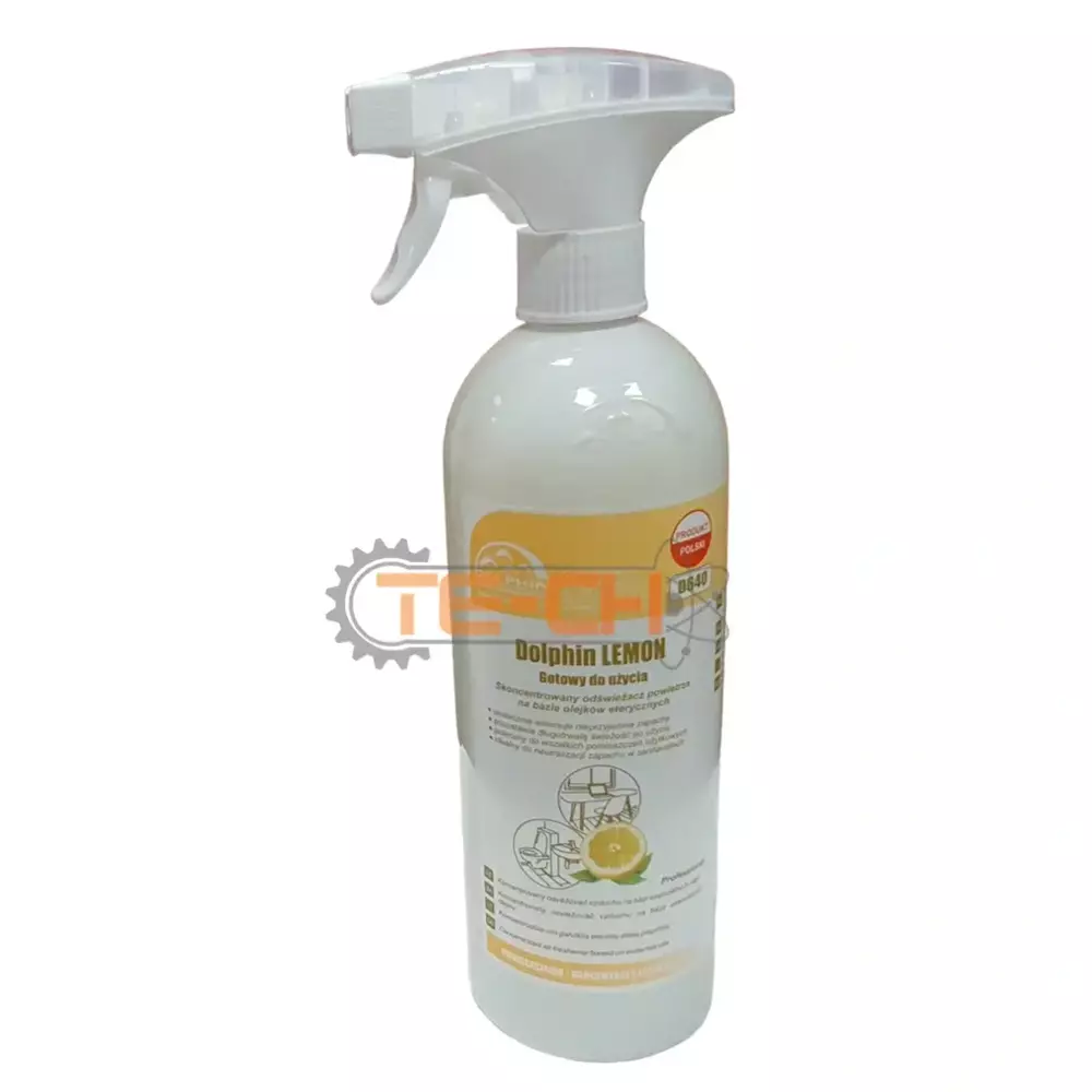 0,75L / 750ml DOLPHIN LEMON intensywny odświeżacz powietrza cytrynowy