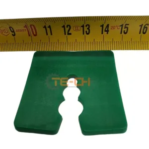 DW-04 50szt Podkładki dystansowe 50x50 zielone 4mm - obrazek 2