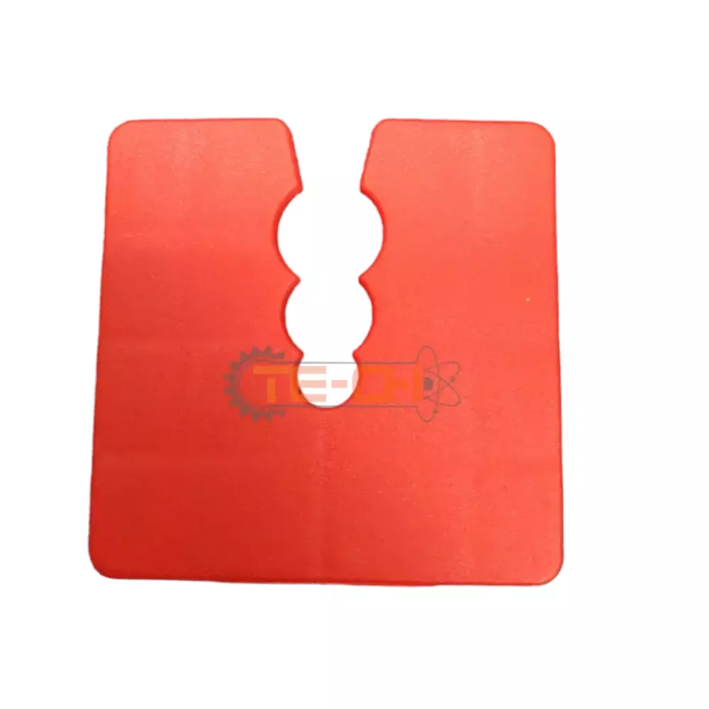 DW-03 50szt Podkładki dystansowe 50x50 czerwone 3mm