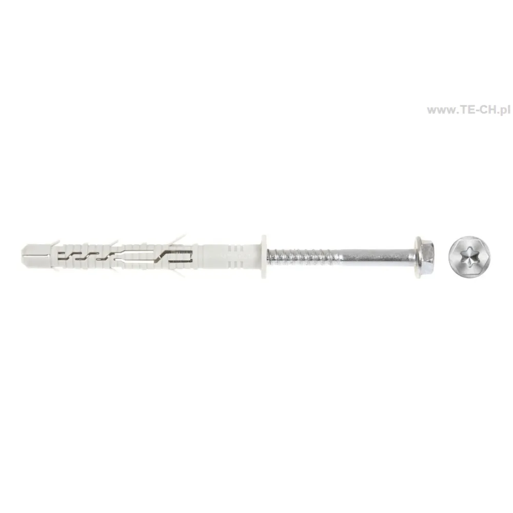 Kołki rozporowe łeb kluczyk/torx KPR 10x300K 25szt