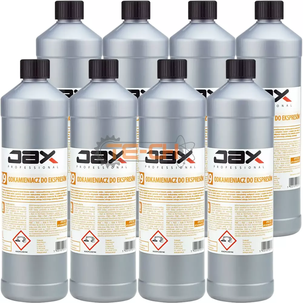 JAX09 / JAX9 8L (8x1L) ODKAMIENIACZ DO EKSPRESÓW JAX PROFESSIONAL 09