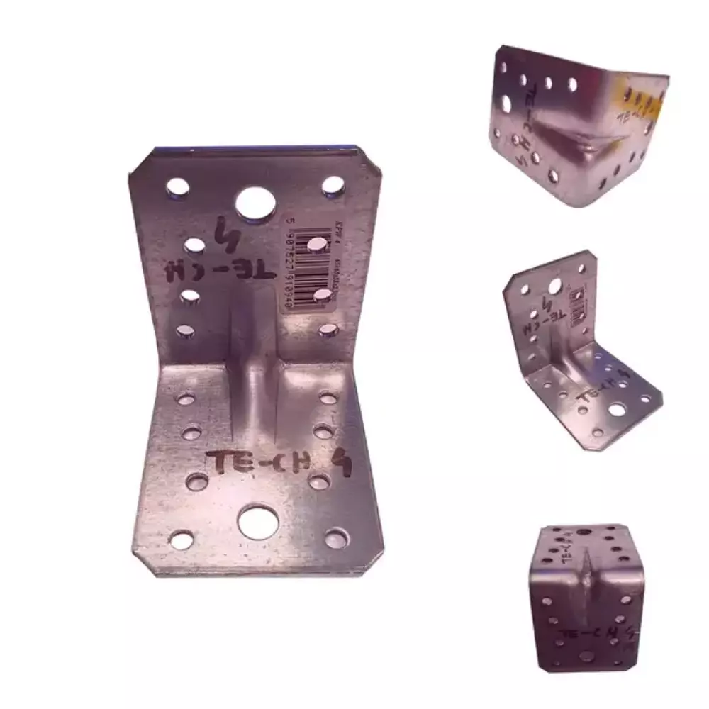 KPW4 1szt kątownik wzmocniony ciesielski 65x65x55x2,5mm