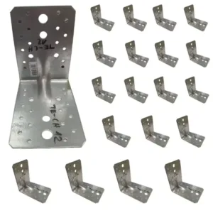KPW12 20szt kątownik wzmocniony ciesielski 125x125x90x2mm - obrazek 1