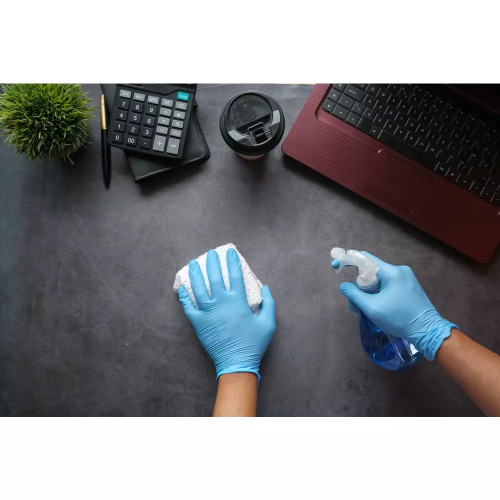 Rękawiczki Nitrylowe S czarne firstouch 100szt