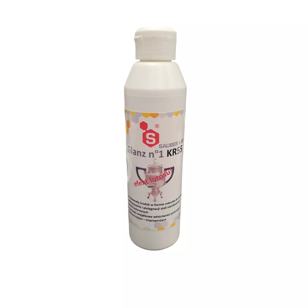 Mleczko do polerowania i pielęgnacji stali nierdzewnej i metali miękkich 250ml KR55 GLANZ