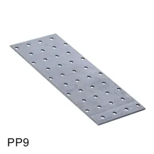 Płytka perforowana płaskownik 80x200mm PP 9 - obrazek 2
