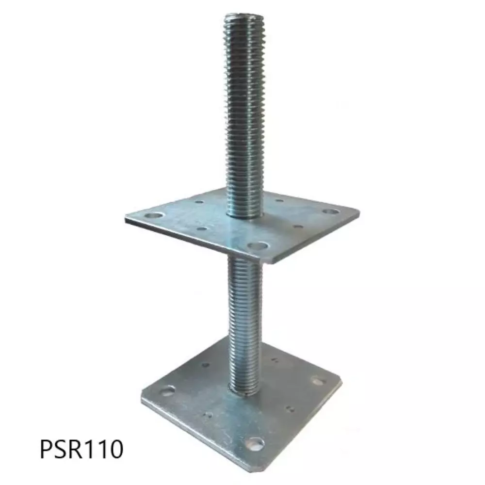 Podstawa słupa z gwintem 110x110x250x4,0 / M24 TZPSR110