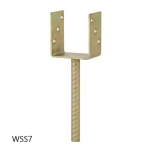 Wspornik słupka stały 70x60x100x4,0 TZWSS7 - obrazek 1