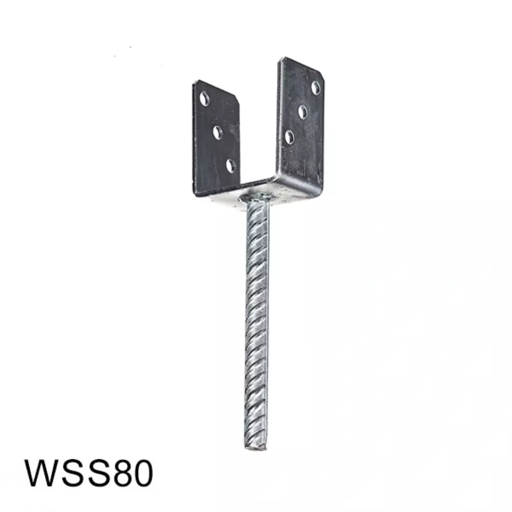 Wspornik słupka stały 80x60x100x4,0 TZWSS8
