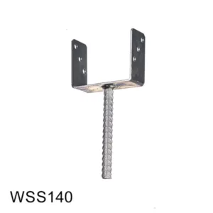 Wspornik słupka stały 140x60x110x4,0 TZWSS14 - obrazek 1