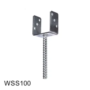 Wspornik słupka stały 100x60x100x4,0 TZWSS10 - obrazek 1