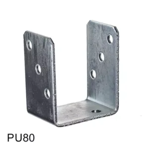 Wspornik słupka "U" 80x60x100x4,0 TZPU8 - obrazek 1