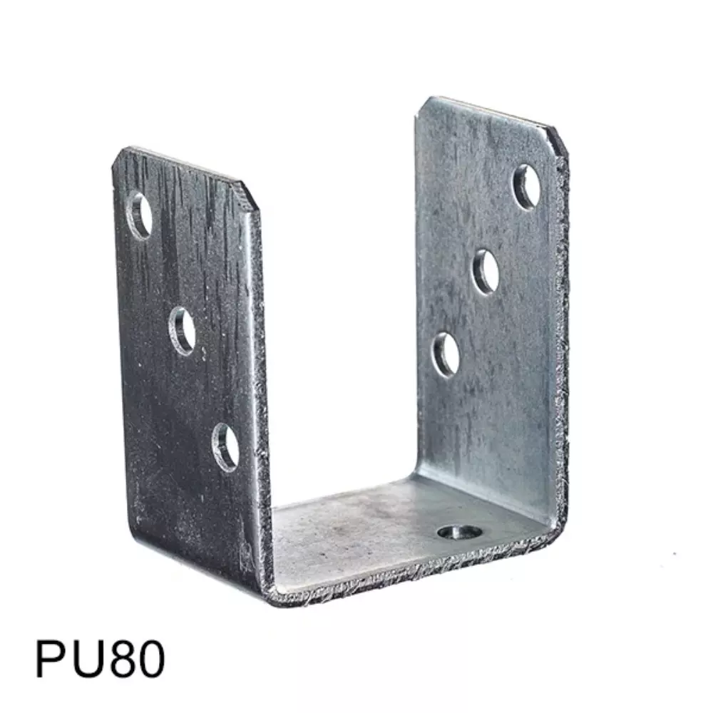 Wspornik słupka "U" 80x60x100x4,0 TZPU8
