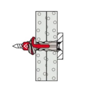 50x kołek FISHER DUOPOWER 5X25 S mocowanie uniwersalne z wkrętem 555105 - obrazek 5