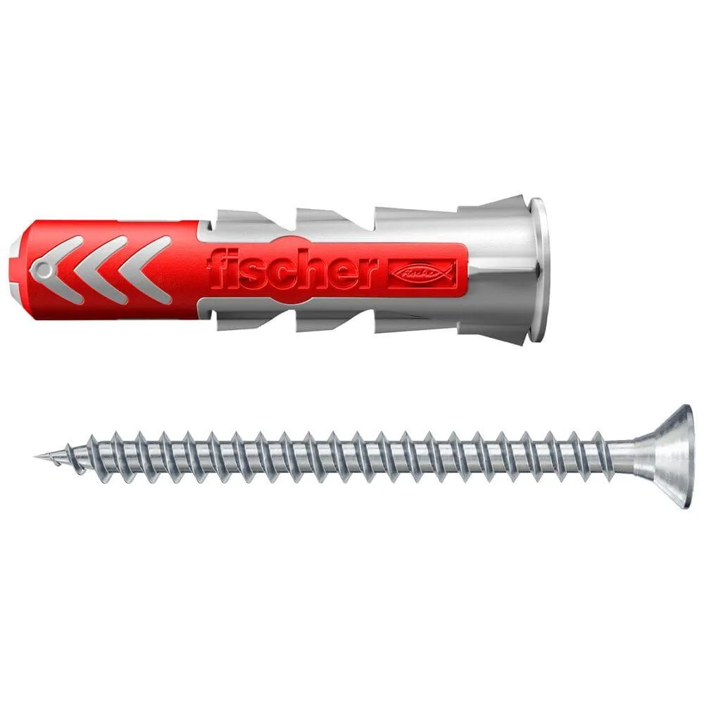 50x kołek FISHER DUOPOWER 8X40 S mocowanie uniwersalne z wkrętem 555108