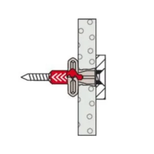 50x kołek FISHER DUOPOWER 6X50 S mocowanie uniwersalne z wkrętem (wersja długa) 538245 - obrazek 6