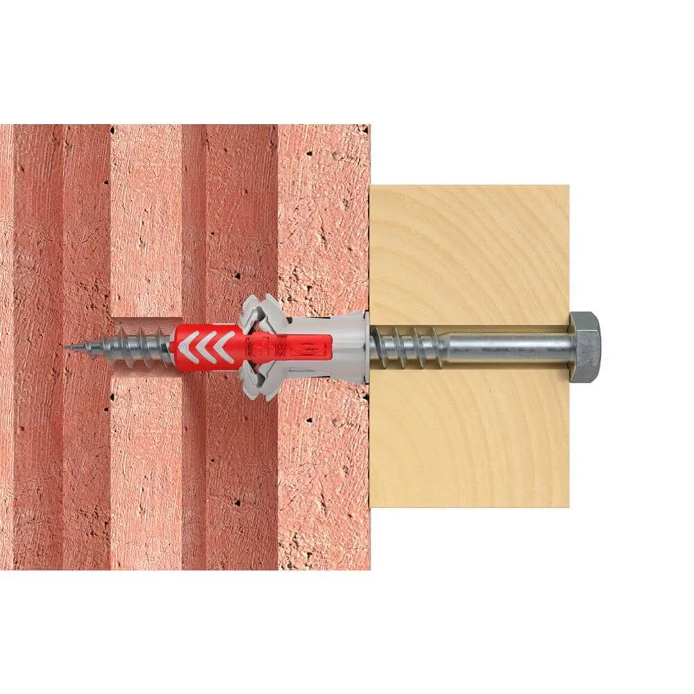 10x kołek FISHER DUOPOWER 12X60 S mocowanie uniwersalne z wkrętem (wersja długa) 538248
