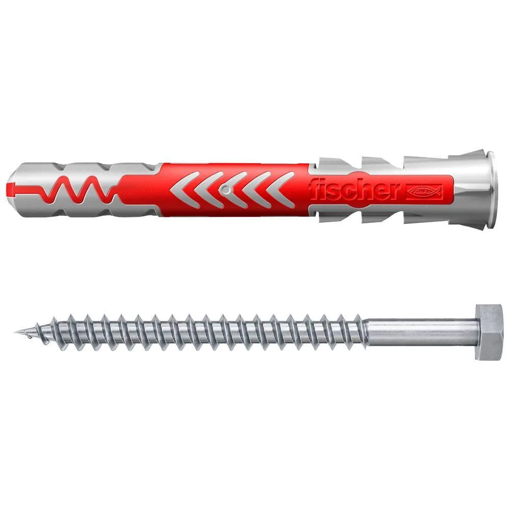 10x kołek FISHER DUOPOWER 12X60 S mocowanie uniwersalne z wkrętem (wersja długa) 538248