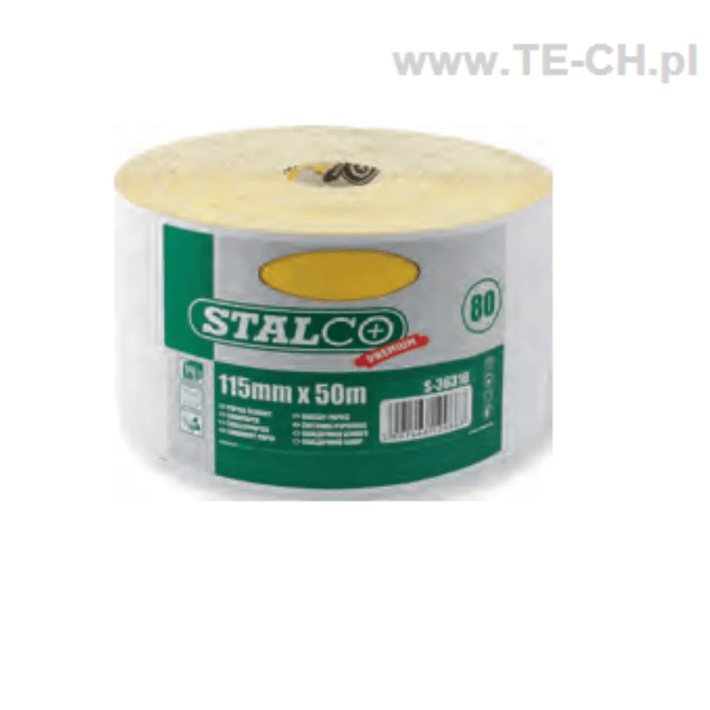 Papier ścierny rolka 115mm/50m G240 STALCO PREMIUM