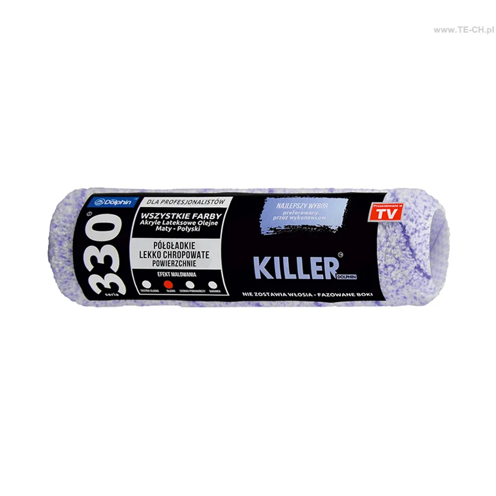 Wałek KILLER seria 330 BLUE DOLPHIN 245/13mm