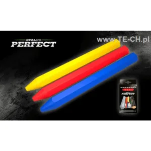 Kreda budowlana wodoodporna żółta PERFECT 12szt - obrazek 1