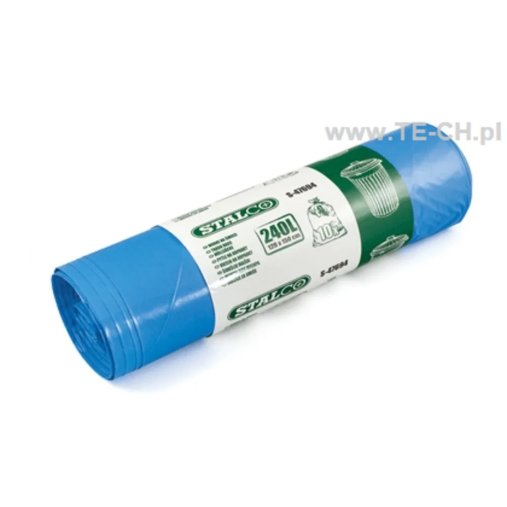 WORKI NA ŚMIECI 120L LDPE rolka 20szt STALCO