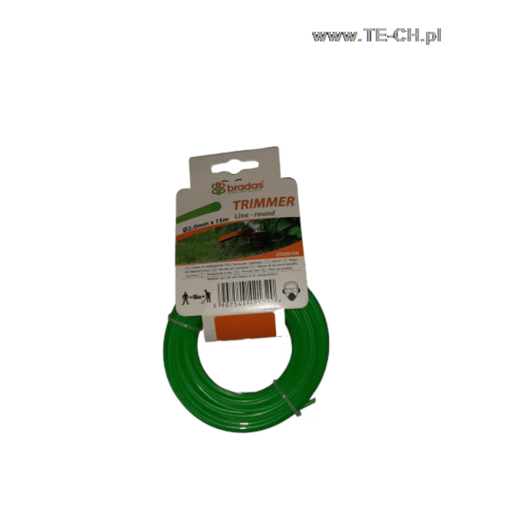 Żyłka do podkaszarki kosy okrągła 2,4mm/15m