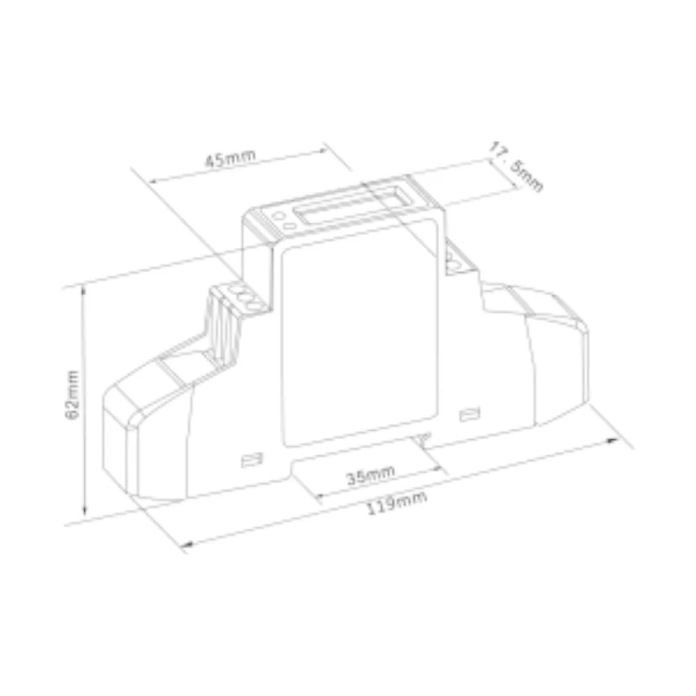 SDM-120D Licznik energii elektr. 1-Faz. 230V 45A