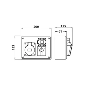 Zestaw VZ-19 L-P 16/5 250V - obrazek 2