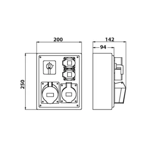 Zestaw VZ-24 0-1 32/5 16/5 2x250V - obrazek 2
