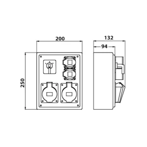 Zestaw VZ-24 L-P 2x16/5 2x250V - obrazek 2