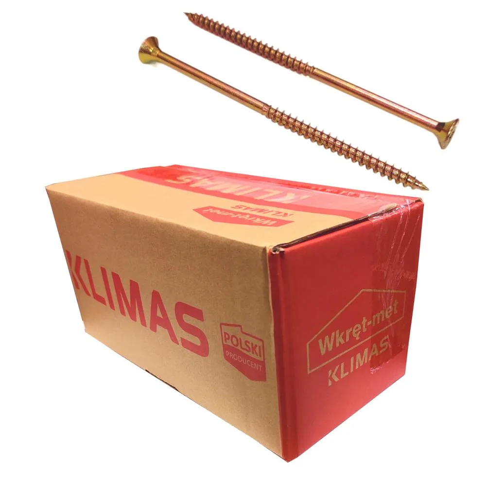 Wkręty hartowane do drewna 4,5x70 ZŁOTE 5kg KDH-45070